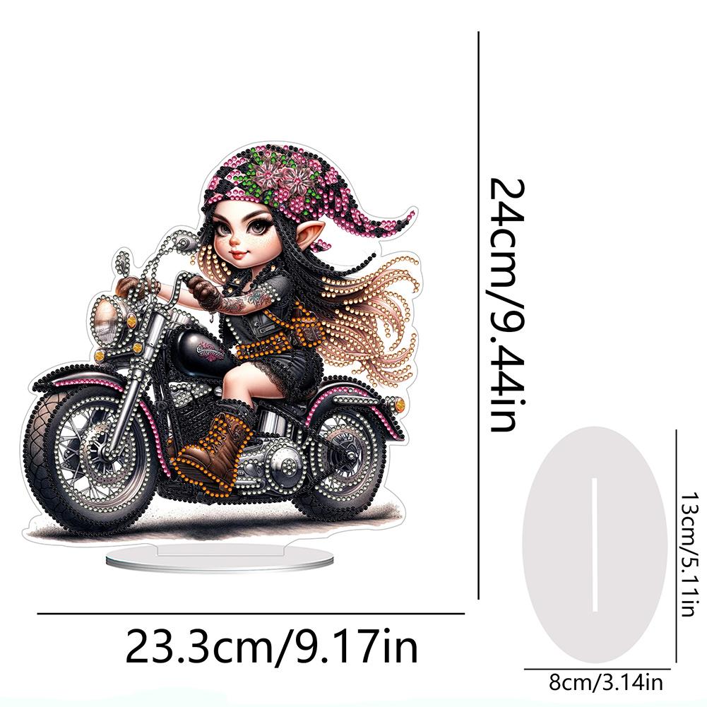 2D Flat Print DIY Diamond Painting Tabletop Ornaments Kit Table Top Diamond Painting Ornament Kits Bedroom Table Decoration