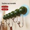 No-Drill Suction Cup Hook: Strong Load-Bearing Adhesive for Bathroom, Bedroom, Kitchen, Door, and Hat Storage.