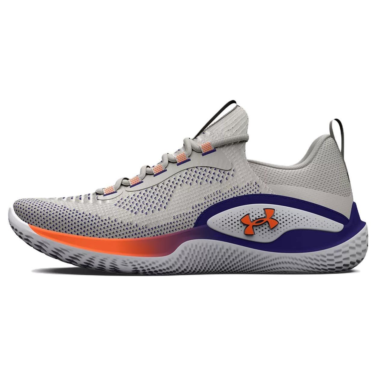 Under Armour Flow Dynamic Grey Blue Orange Men s 3026106-101 EU 41
