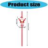 Biodegradable Christmas Paper Straws with and  Tree Artwork Holiday Party Drinkware for Kids Adults