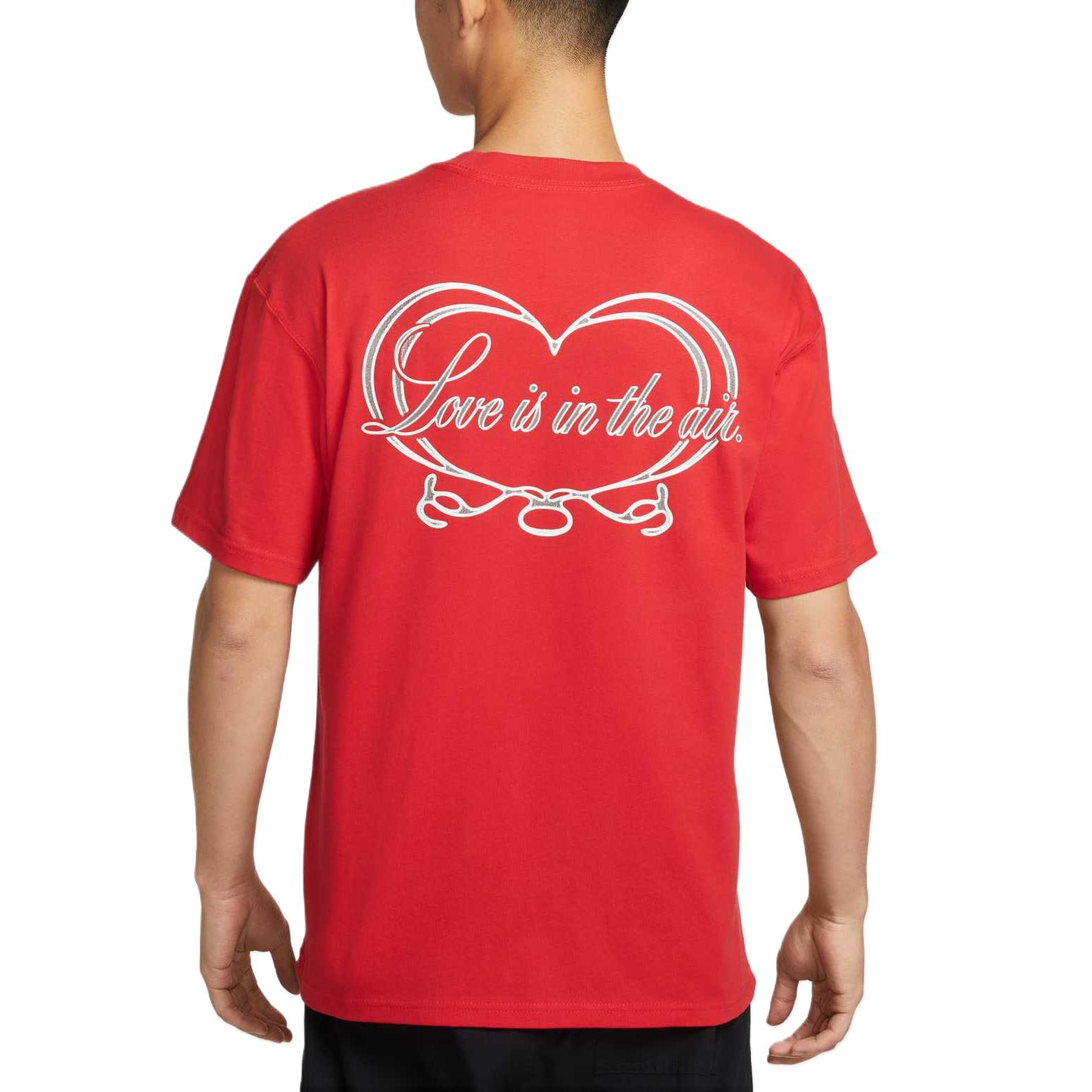 Nike Sportswear T Shirts Men s University Red Crew Neck Moderate IH1170-613 L