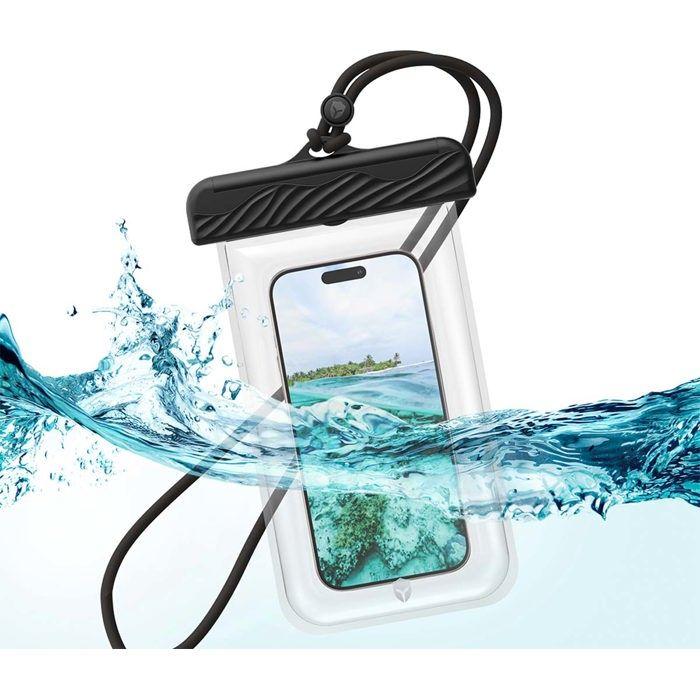 Pochette Etanche & Flottante Renforcée IPX8 Noire - Garanti à vie Force Case