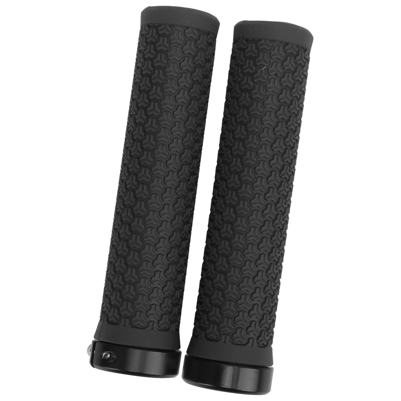 

ZTTO Mountain Bike Handlebar Single Locking Grips Bicycle Shock Absorbing Rubber Grips