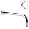 Extra Long Stainless Steel Shower Rain Head Arm Replacement Flange Set Wall Fixed Chrome Finish