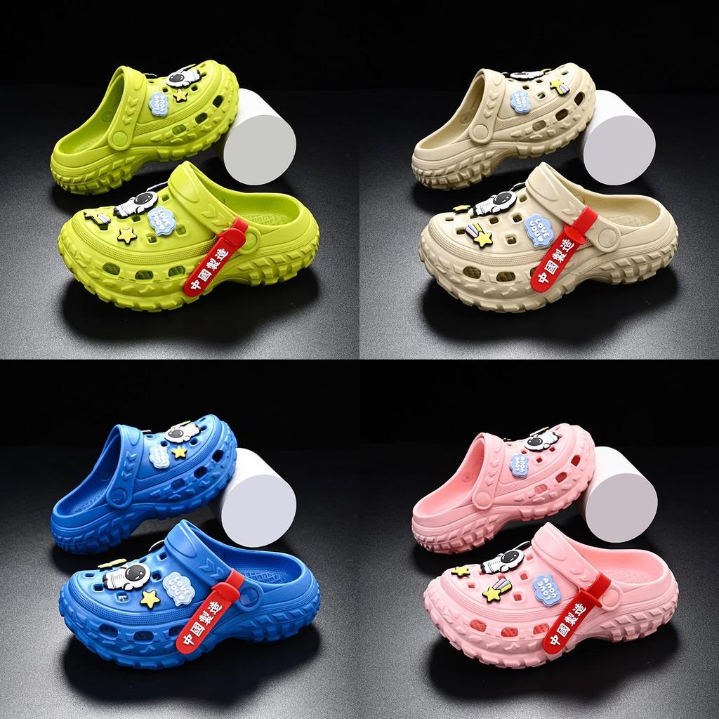 Decorations Cartoon Astronaut Childrens Slippers Summer Antislip Beach Sandals