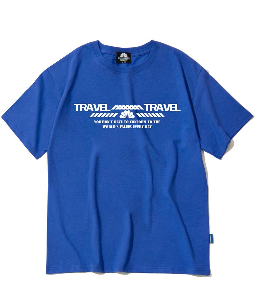 TRIPSHION Double Travel Graphic T-Shirt - 8 Colors (Type A)