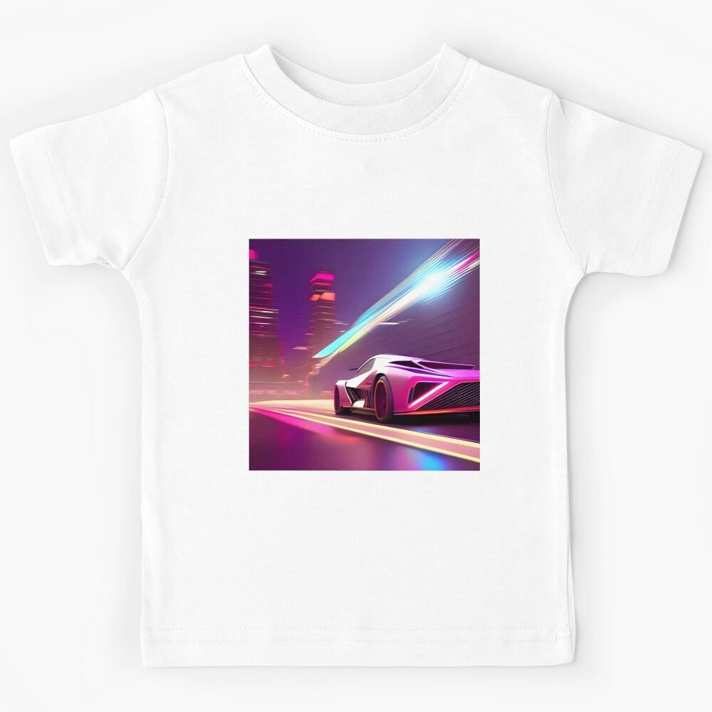 Synth City Racer Kids T-Shirt 110