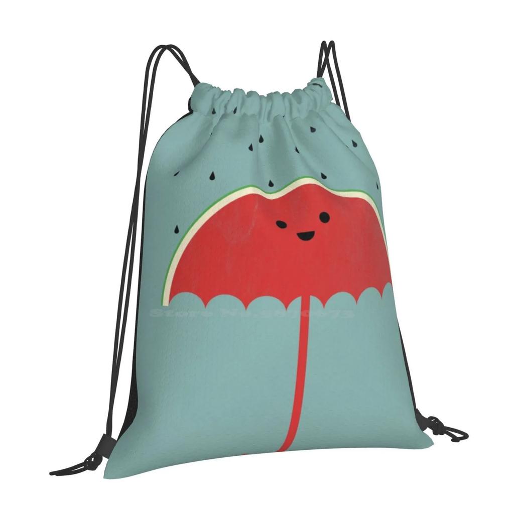 Watermelon Umbrella Hot Sale Schoolbag Backpack Fashion Bags Watermelon Umbrella Cute Filiskun