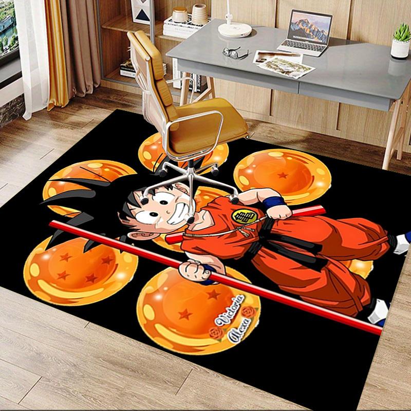 1 Stück Dragon Ball Z, Goku Teppich rutschfest Polyester Fußmatte für Büro, Schlafzimmer