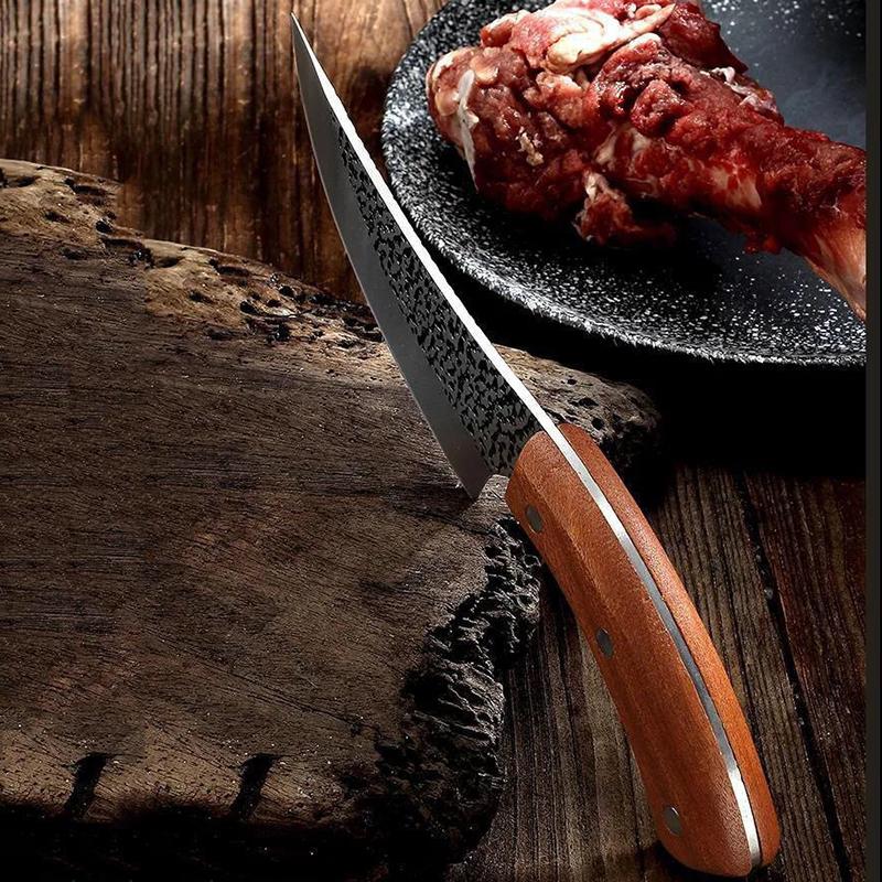 1 Stück 5 Zoll Fleischschneiden Küchenmesser Mehrzweckmesser für Camping, Outdoor und Jagd