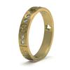 Gucci Icon Star Diamond Inlay Shiny 18K Gold Ring Unisex jewelry 662057-J8540-8000