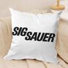 SSig SSauer Cushion Cover Short plush Doublesided Print Square Throw Pillow Covers Sofa Home Cushion Decor
