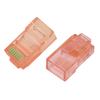 LIZAO 10PCS RJ45 Ethernet Cable Module Plug Network Connector Cat6 Color Cat5e Gold-plated Cable