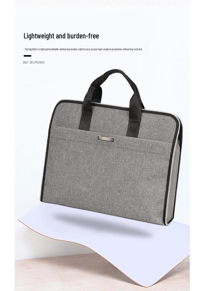 Men's Multi-Color Oxford Cloth 14" Business Casual Laptop Briefcase