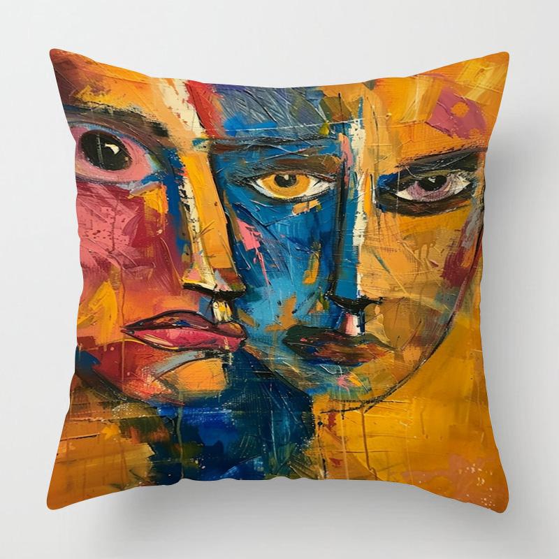 Nordycki Styl Abstrakcyjna Sztuka Figura Poszewka na Poduszkę 40x 40cm Salon Sofa Dekoracyjna Poszewka na Poduszkę Pokój Dekoracyjna Estetyka