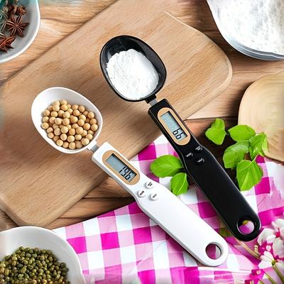1pc Digital Measuring Spoon with LCD Display 0.1g 500g, Portable Kitchen Scale for Precise Baking, Cooking, Pet Food Tea, Includes Battery