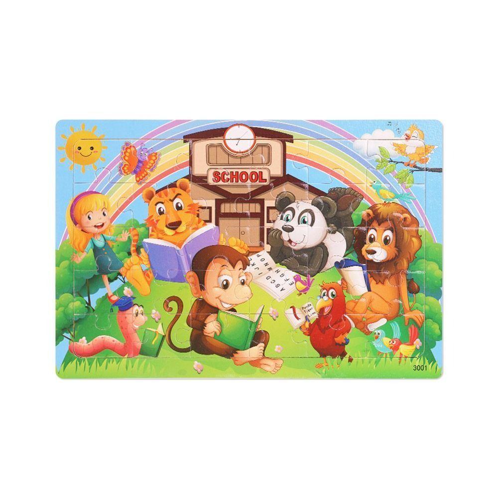 

Game 3DPuzzle Baby Puzzle Game Wooden Puzzle Toys Early Education Math Jigsaw Game Building Block 3