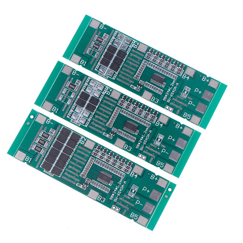 6S 10A 20A 40A 24V 18650 Li-Ion Lithium Battery Protect Board Solar Lighting BMS Pcb With Balanced Power Tool For Ebike Scooter
