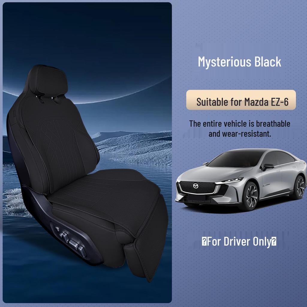 Full Coverage Seat Cushion for Mazda EZ6 - 4-Season Universal Fit Seat Cover for 25 Models