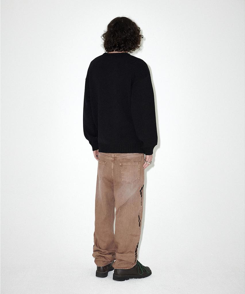 MAHAGRID Mgd Cowboy Knit Sweater Black(Mg2Efmk604A)