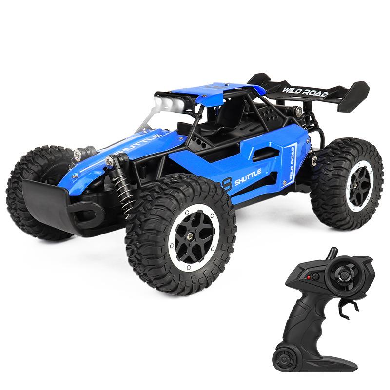 2.4Ghz 20km/h RC Off Road Car 2WD Remote Control Vehicle with LED Headlight Independent Shock Absorber for Children's Racing Toy