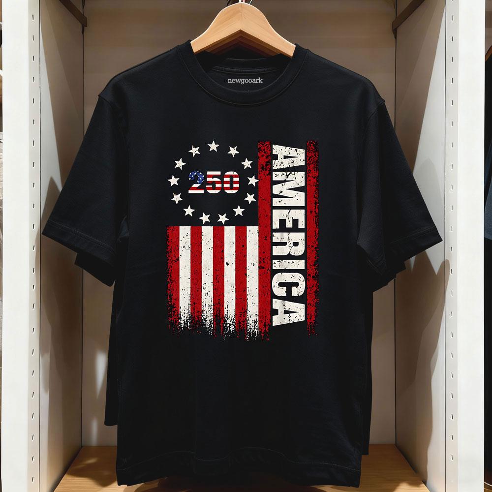250th Anniversary US Flag Essential t shirt Women Unisex Casual cotton graphic t shirts Creative streetwear ropa hombre