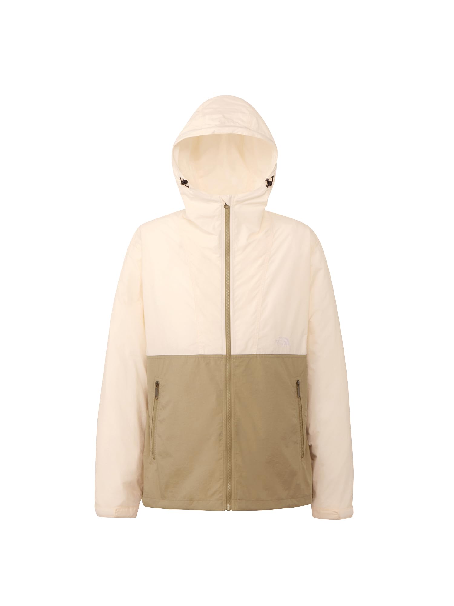 North Compact Jacket for White Size L [The Face] Men, Water-Repellent, Lightweight, Dune/Classic Khaki,