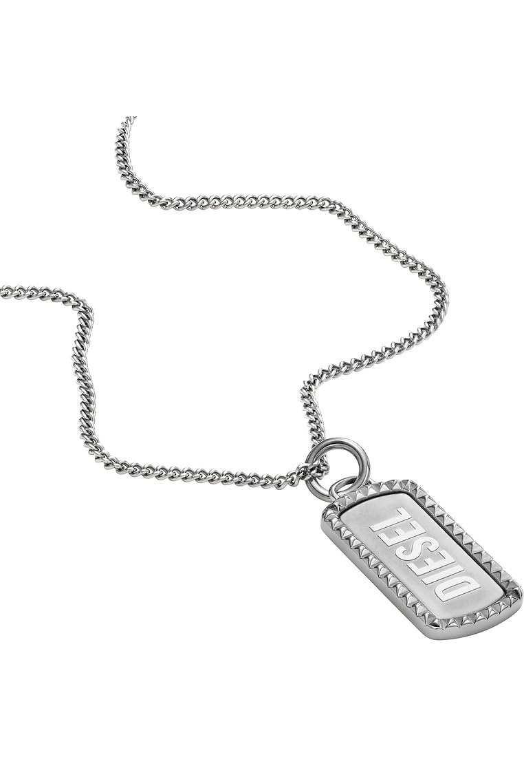 

Stainless Steel Dog Tag Stainless Steel [Diesel] Men s Necklace, Necklace,