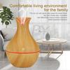 Easy Clean Wood Grain Humidifier Aromatherapy Diffuser 7 Color LED Mist Air Purifier for Daily Home Use
