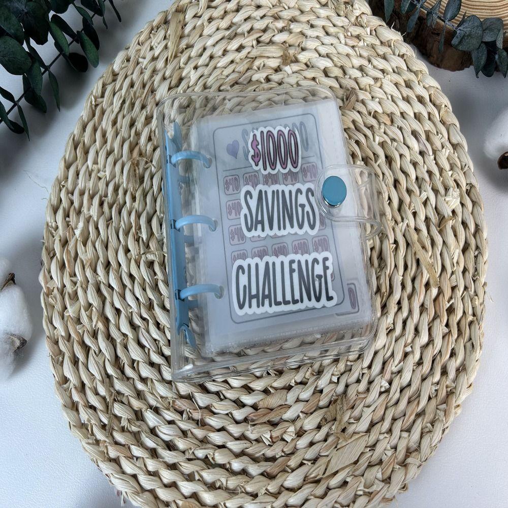 Enveloppe Imperméable Livret Défis d'Épargne Portefeuille Portefeuille à Enveloppes Cash Planificateurs Épargne en Espèces