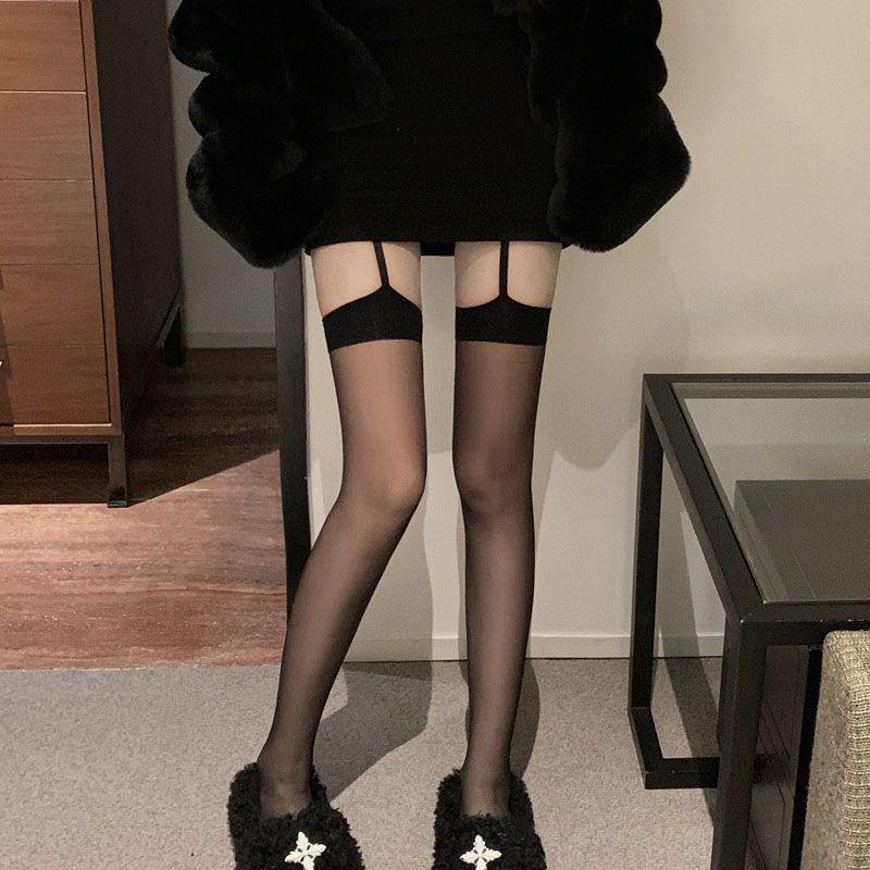 Frühlings-/Sommer Damen Glitzernde Perlmuttfarbene Strumpfhose mit Sternmuster