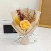 Eternal Rose Flower Mini Aromatherapy Soap Rose Bouquet Artificial Flower Arrangement Romantic Scented Flower Gift for Women Mom Wife Best Friend