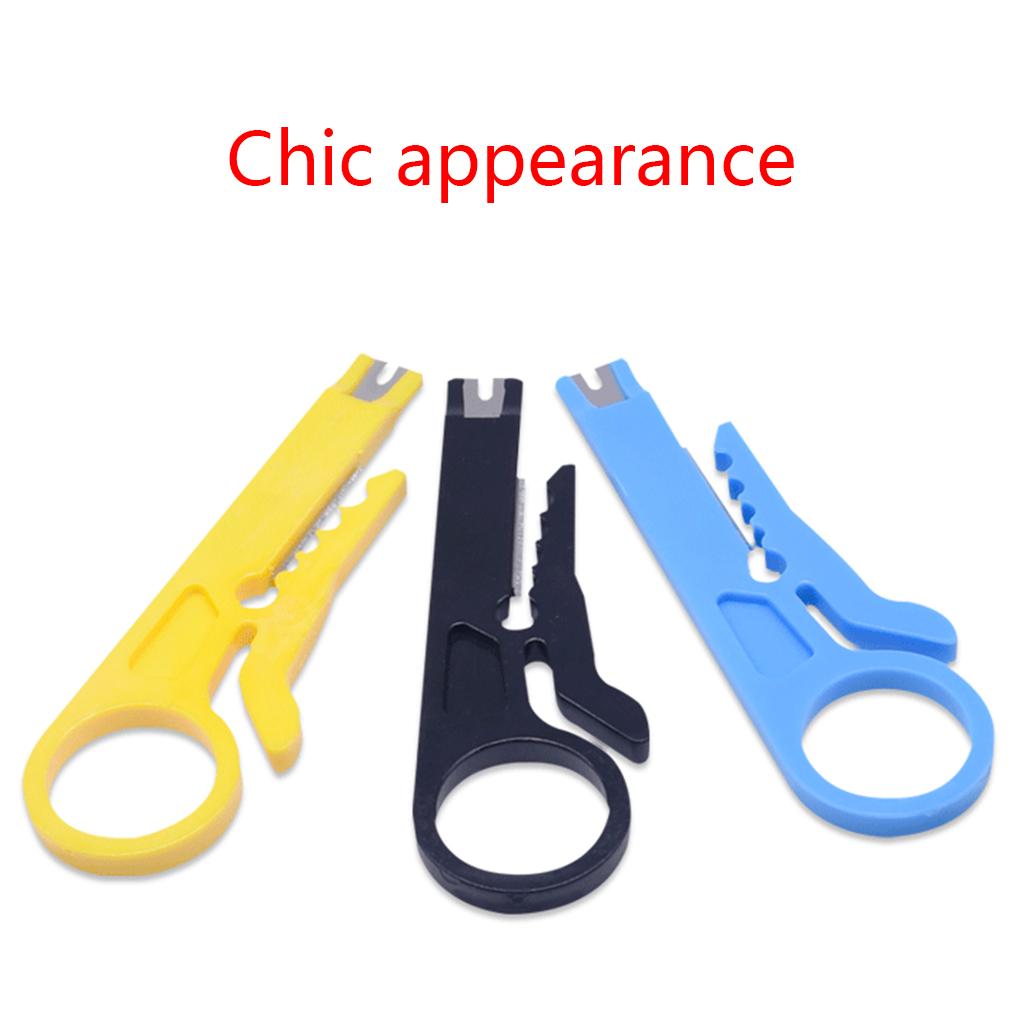 Mini Crimper Pliers Wire Stripper Knife Cable Stripping Useful Wire Cutter Tools Cut Line Pocket Multitool Crimping Tool
