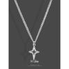 North Star Pendant Titanium Steel Hip-Hop Street Couple Necklace