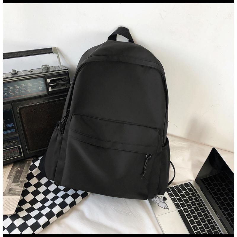 Farbverlauf College-Rucksack: Hongkong-Stil, Großes Fassungsvermögen, Nylon, Spritzwassergeschützt, Schultertasche für Herren.
