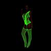 Sex Underwear Luminous Luminous Hollow Mesh Transparent One-piece Pajamas Jacquard One-piece Y