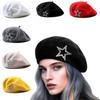 Retro Warm Painter's Hat Artist Style Winter All-match Hat  Spring Autumn Winter