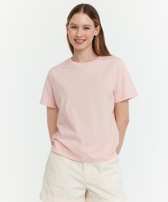 OIOI COLLECTION Basic Logo Short Sleeve T-Shirt [Pink]