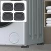 4Pcs Noise-Reducing Furniture Anti Vibration Mat Square Washer Shock-absorbing Base Home