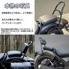 PGMTOING Motorcycle Backrest Sissy Bar Tandem Bar Motorcycle Passenger Grab Bar Handrail Rear Seat Frame Rebel 500 Rebel 300 Pillion Handle Kit