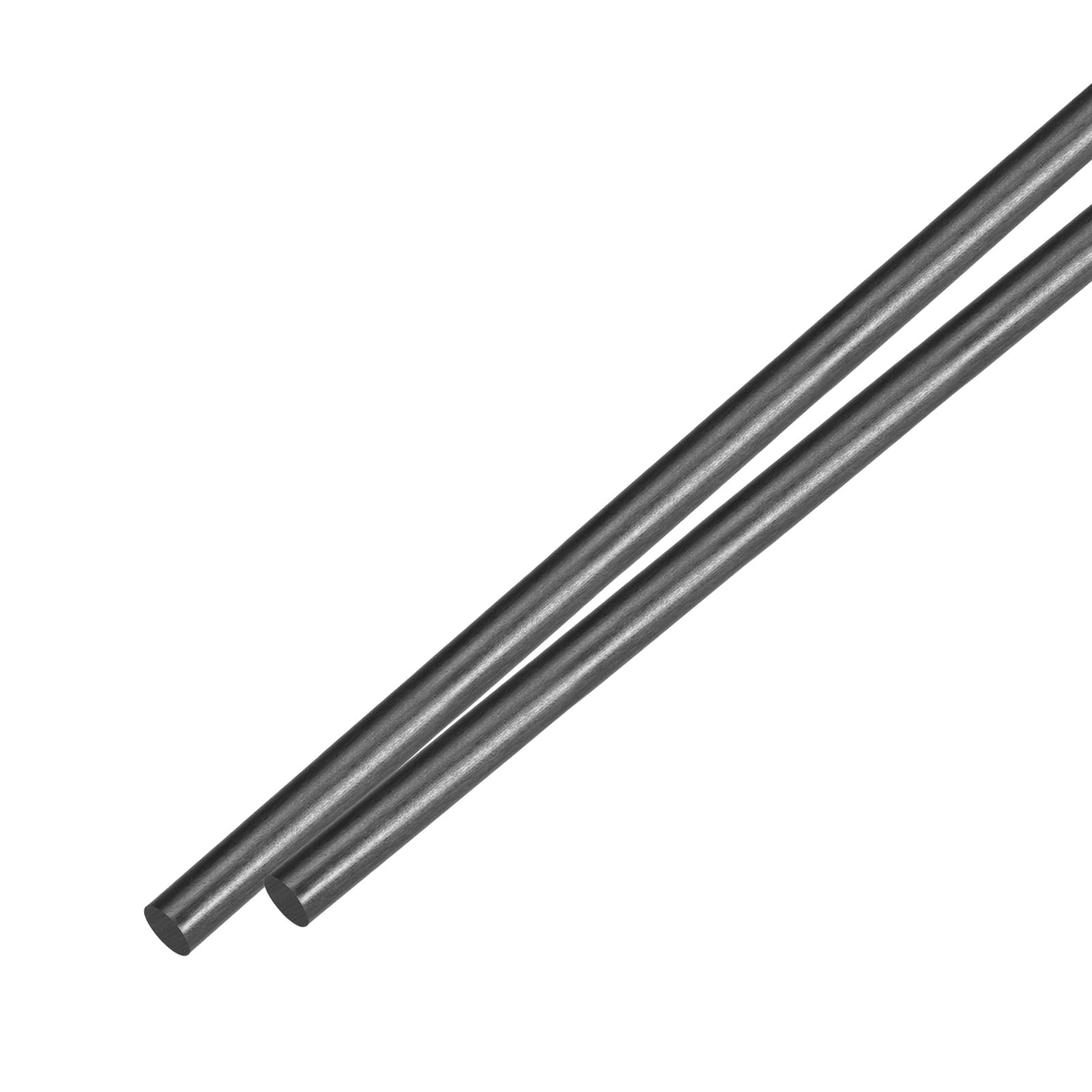 

uxcell Carbon Fiber Rod 7mm x 300mm for RC Car Airplane DIY Tool Wing Tube Quadcopter Arm, Pack of 2