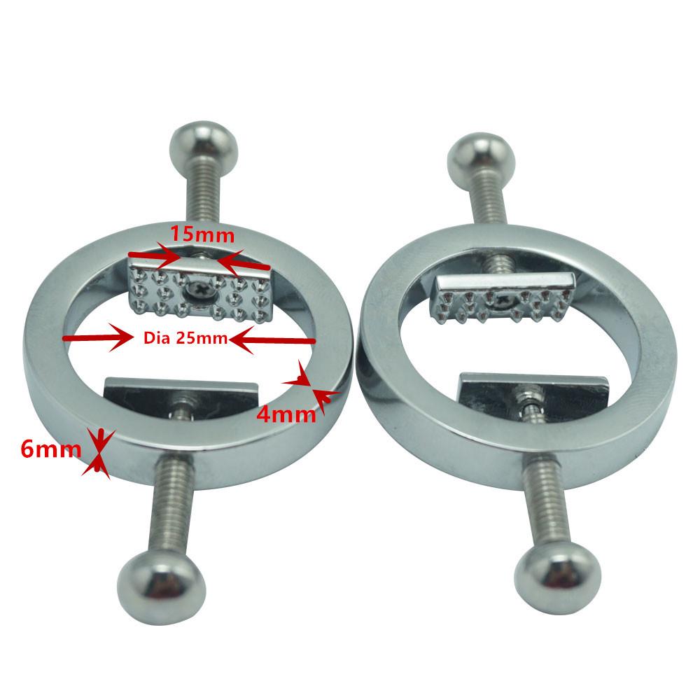 Metal Stainless Steel Female Nipple Brace Milk Clamp Nipple Clip Couple Fast Musical Instrument Adult Sex Health Care Supplies