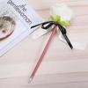 Rose Bowknot Ballpoint Pen ulation Flowers Writing Wedding Advertising Pens Supplies
