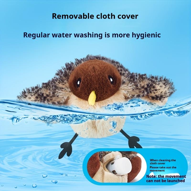 An Interactive Cat Toy, Realistic Sparrow Sound Flannel, USB Rechargeable, Remote Control, Pet Supplies, Suitable for Halloween and Christmas Gifts