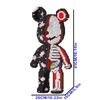 Non-Toxic 5828-Piece Lucky Skull Bear Building Block Model Creative Decor Holiday Gift