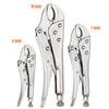5 /7/10 Inch Locking Plier,Heavy-duty Powerful Curved Jaw Pliers,Multifunctional Pressure Pliers,Spanner Wrench Plier Lock Tools
