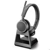 Poly Voyager 4220 Oreillette Stéréo Bluetooth Avec Prise USB-A Sur La Base, Son Guard, Bras De Microphone Dynamique,