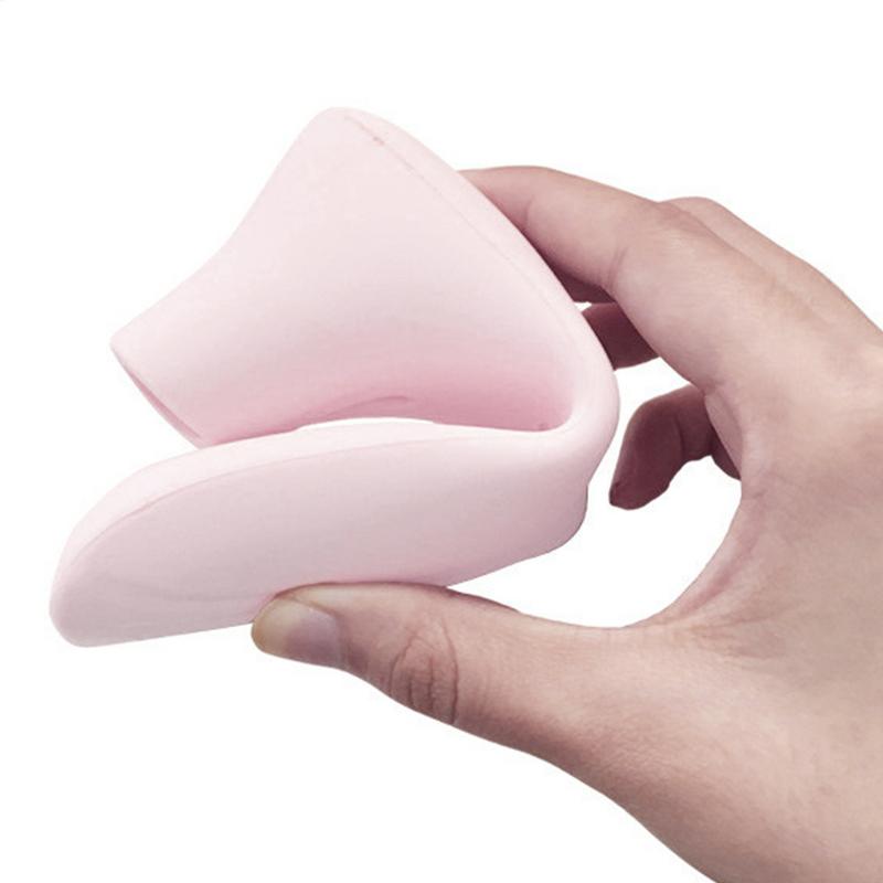 Silicone Door Knob Cushion L-Shaped Anti-Slip Door Lever Protectors Anti-Collision Safety Door Grip Sleeve All-Weather Comfort