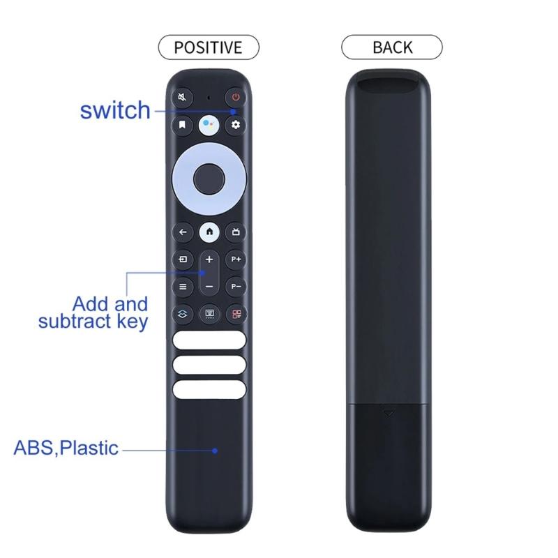 Smart TV Remote Control Controller Replacement for TCL Smart TV RC902V FMR1 FMR4 FMR5 FMR7 with Netflix Keys (No Voice)