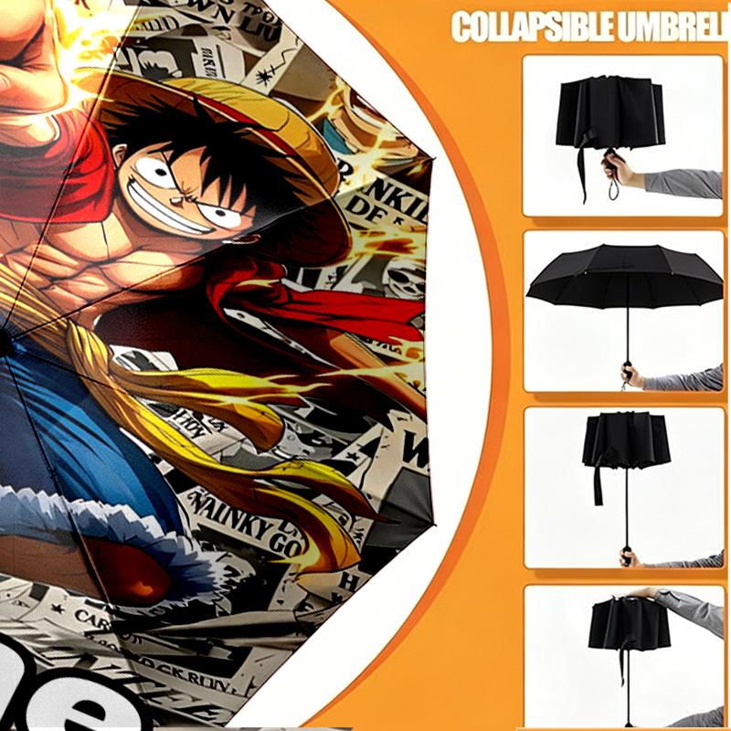 Parapluie Personnalisé Nom Personnalisé Imprimé DRAGON BALL, Ouverture/Fermeture Automatique, Structure Robuste à 8 Baleines, Utilisation Quotidienne, Camping, Randonnée, Cadeau d'Anniversaire